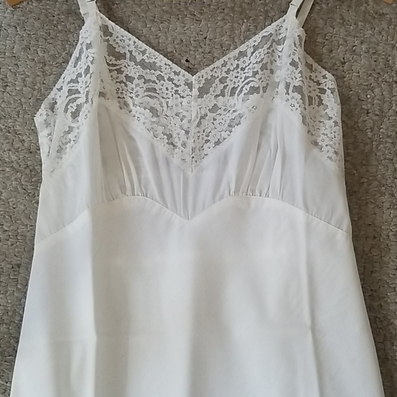 1940s Fischer Heavenly Lingerie Full Slip Negligee - Picture 5 of 6